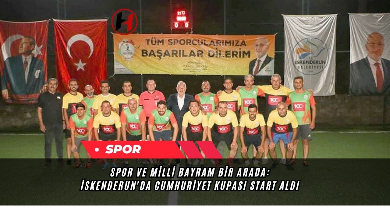 Spor ve Milli Bayram Bir Arada: İskenderun'da Cumhuriyet Kupası Start Aldı