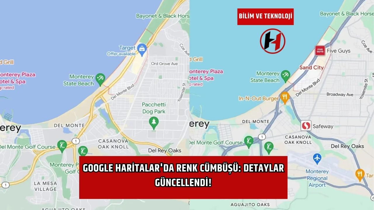 Google Haritalar'da Renk Cümbüşü: Detaylar Güncellendi!