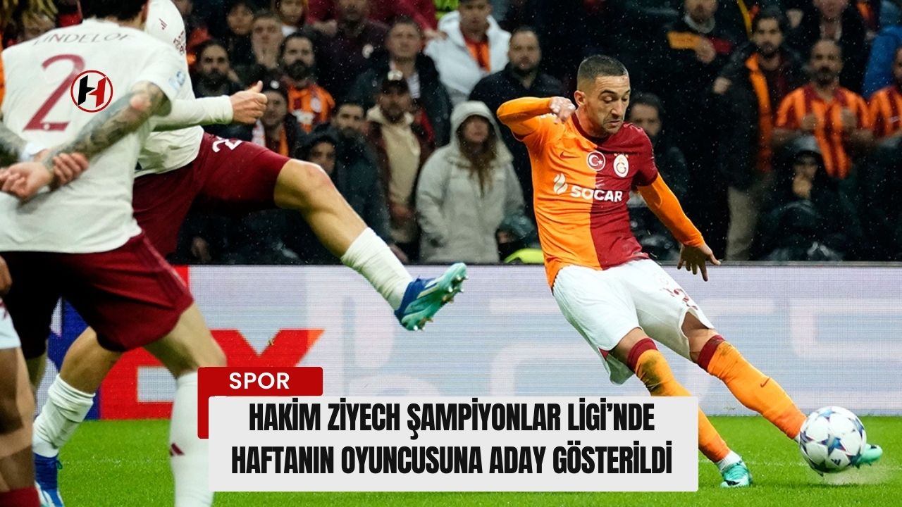 Hakim Ziyech, Şampiyonlar Ligi’nde haftanın oyuncusuna aday gösterildi