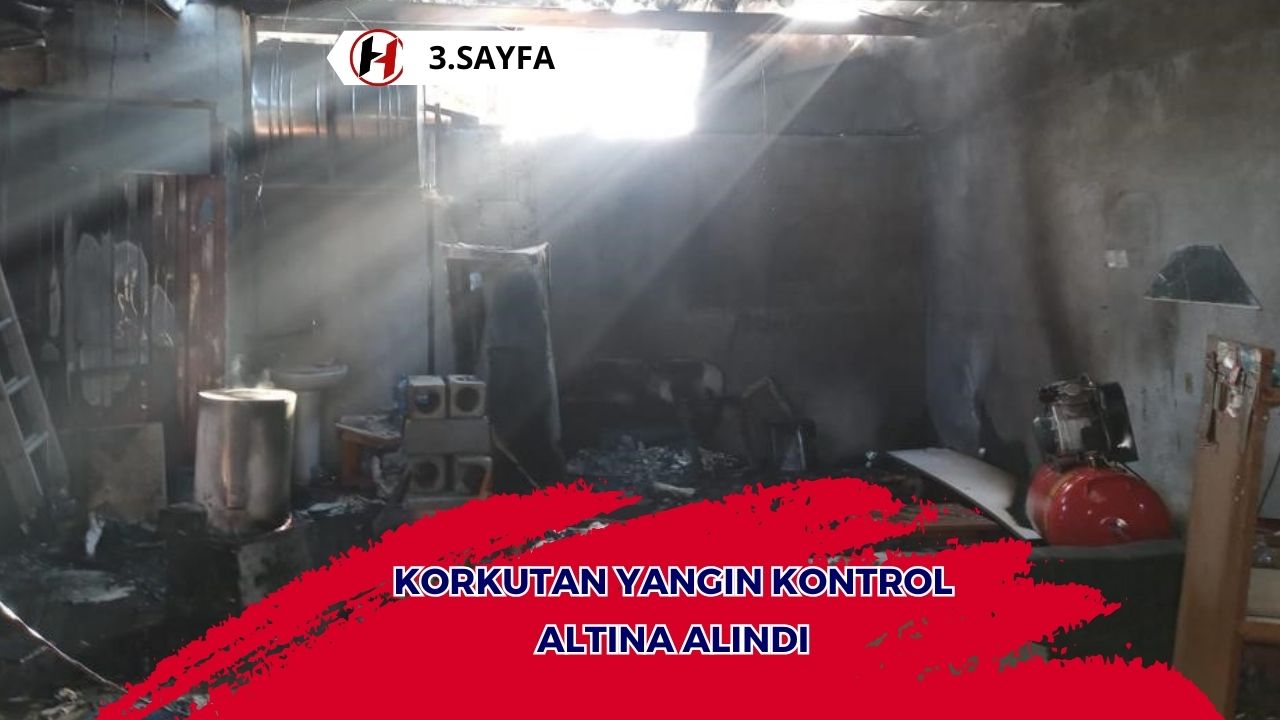 Korkutan yangın kontrol altına alındı Korkutan yangın kontrol altına alındı