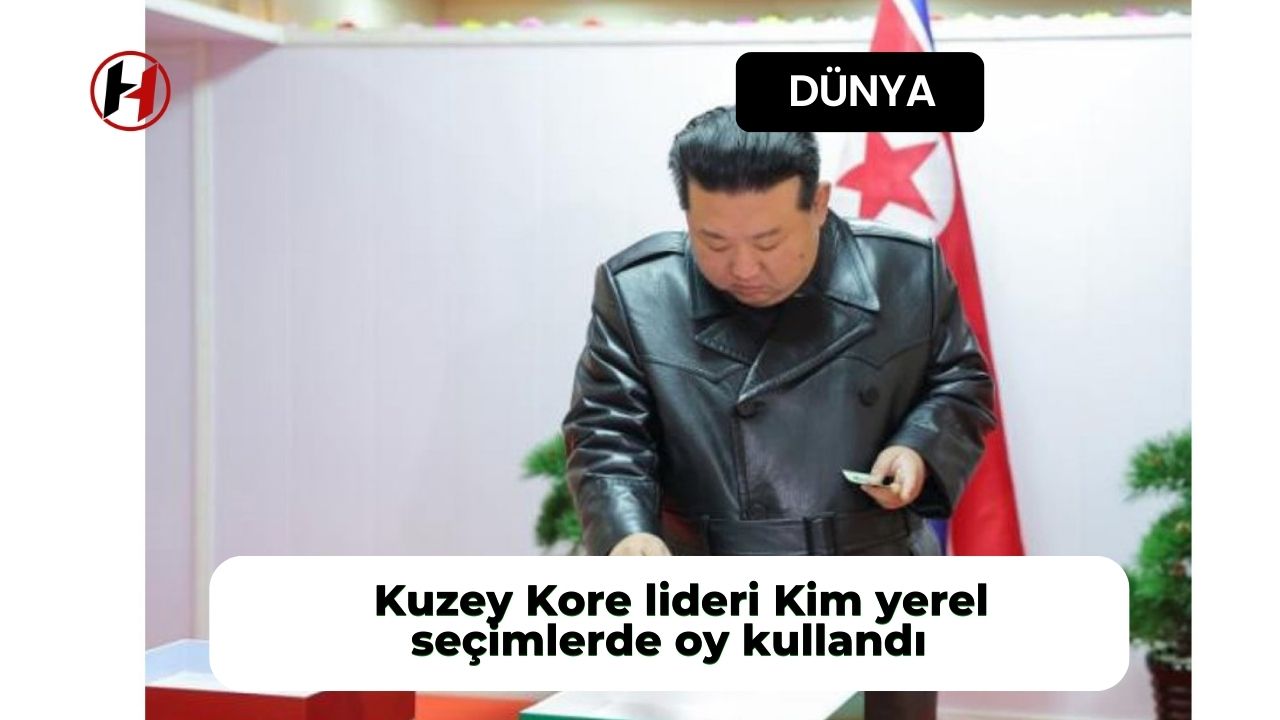 Kuzey Kore lideri Kim yerel seçimlerde oy kullandı