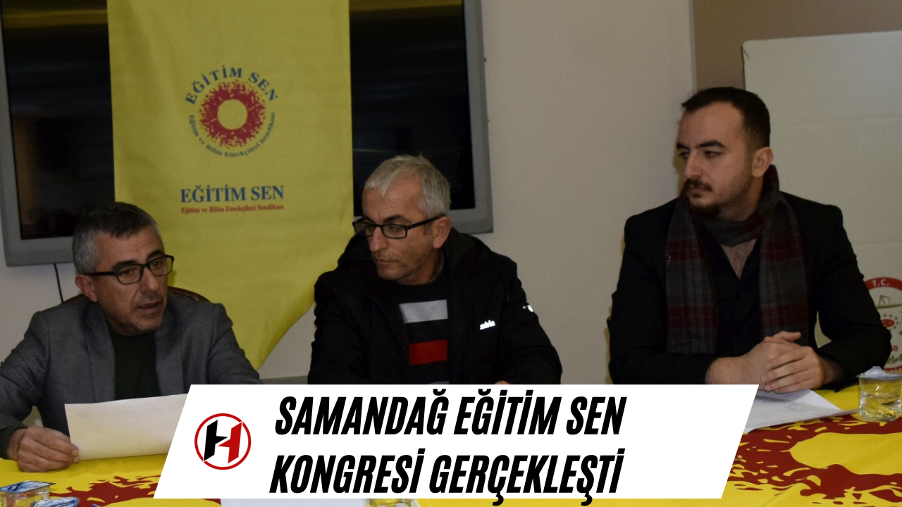 Samandağ Eğitim Sen kongresi gerçekleşti