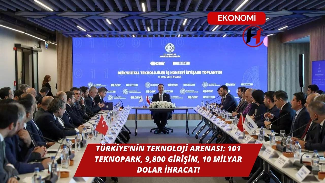Türkiye'nin Teknoloji Arenası: 101 Teknopark, 9,800 Girişim, 10 Milyar Dolar İhracat!
