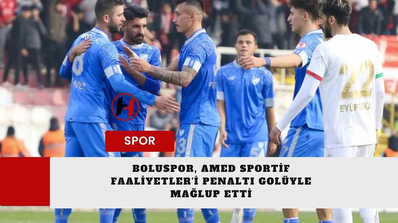 Boluspor, Amed Sportif Faaliyetler'i penaltı golüyle mağlup etti