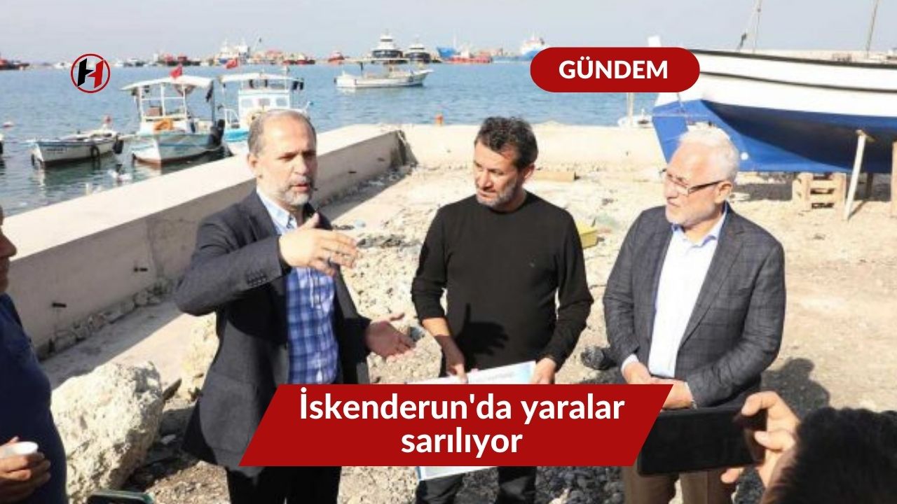 İskenderun'da yaralar sarılıyor