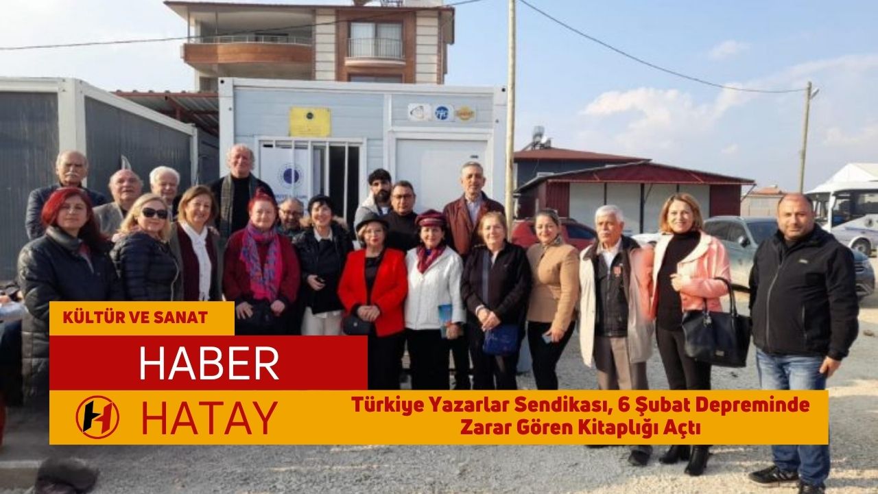 Türkiye Yazarlar Sendikası, 6 Şubat Depreminde Zarar Gören Kitaplığı Açtı