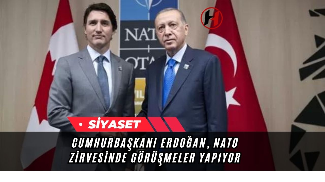 Cumhurbaşkanı Erdoğan, NATO zirvesinde Görüşmeler Yapıyor
