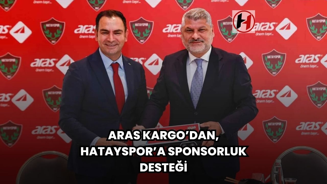 Aras Kargo’dan, Hatayspor’a Sponsorluk Desteği