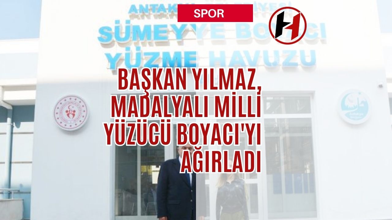 Başkan Yılmaz, Madalyalı Milli Yüzücü Boyacı'yı Ağırladı