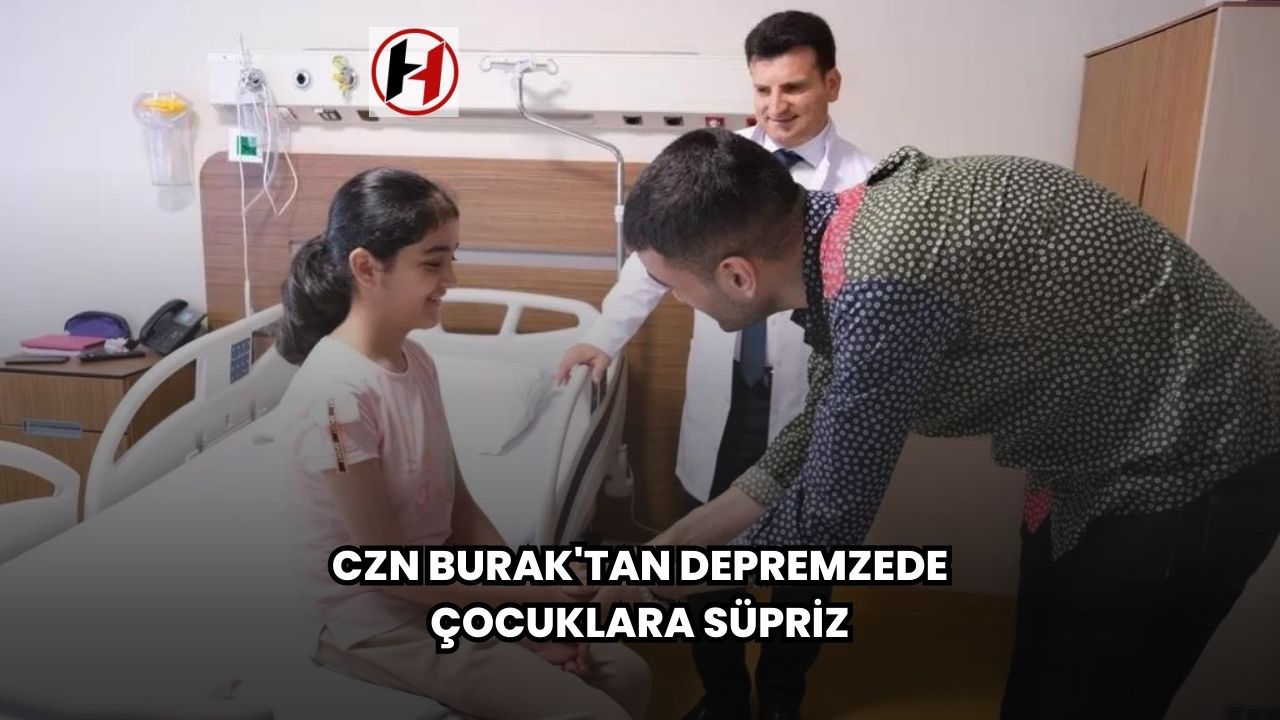 CZN Burak'tan Depremzede Çocuklara Süpriz