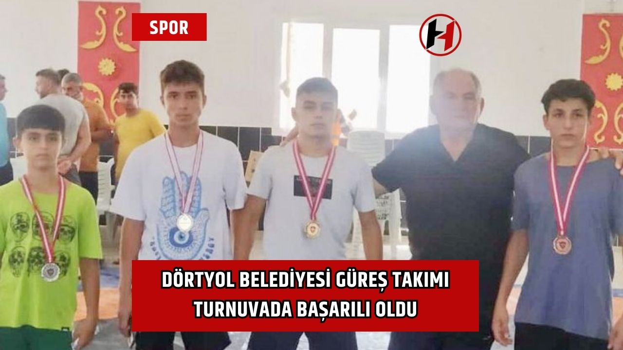 Dörtyol Belediyesi Güreş Takımı Turnuvada Başarılı Oldu