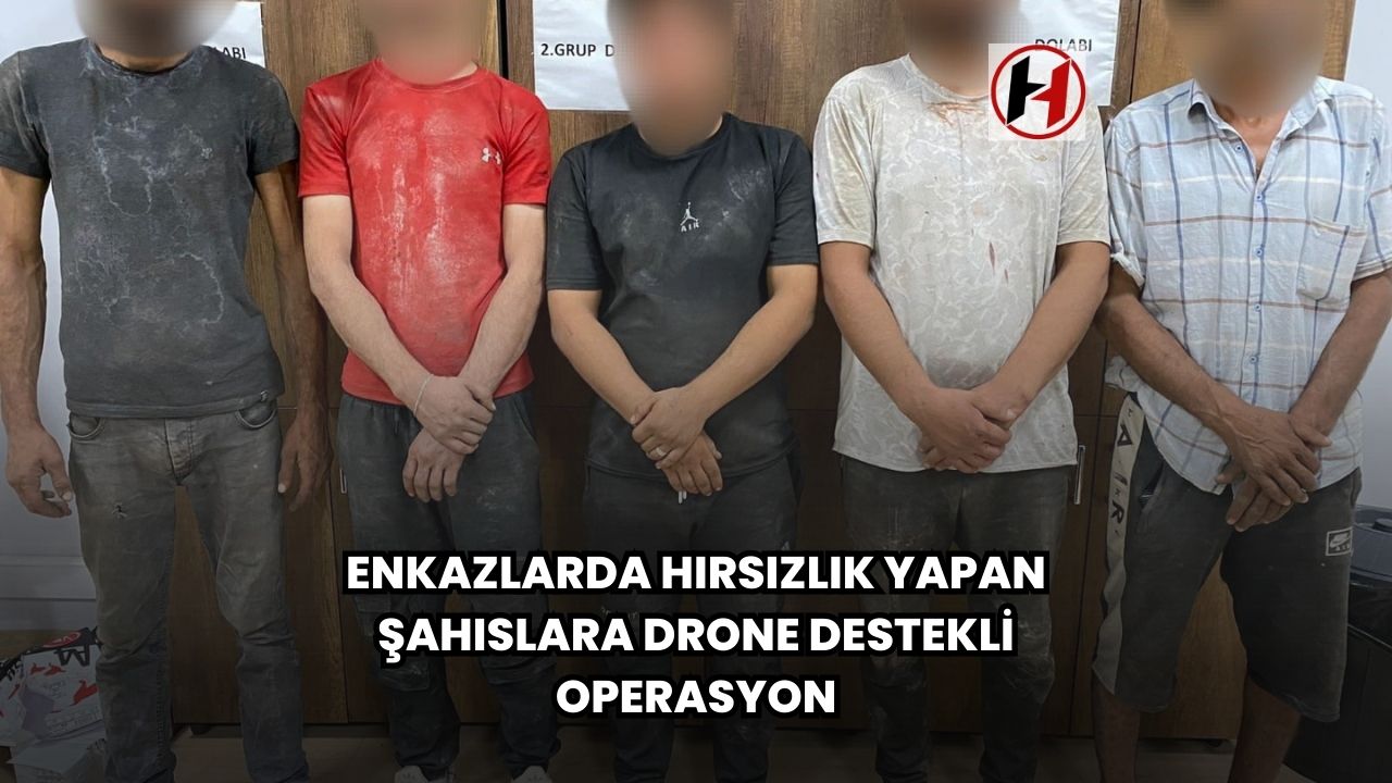 Enkazlarda Hırsızlık Yapan Şahıslara Drone Destekli Operasyon