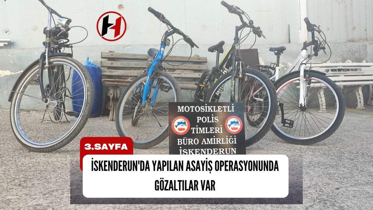 İskenderun'da Yapılan Asayiş Operasyonunda Gözaltılar Var
