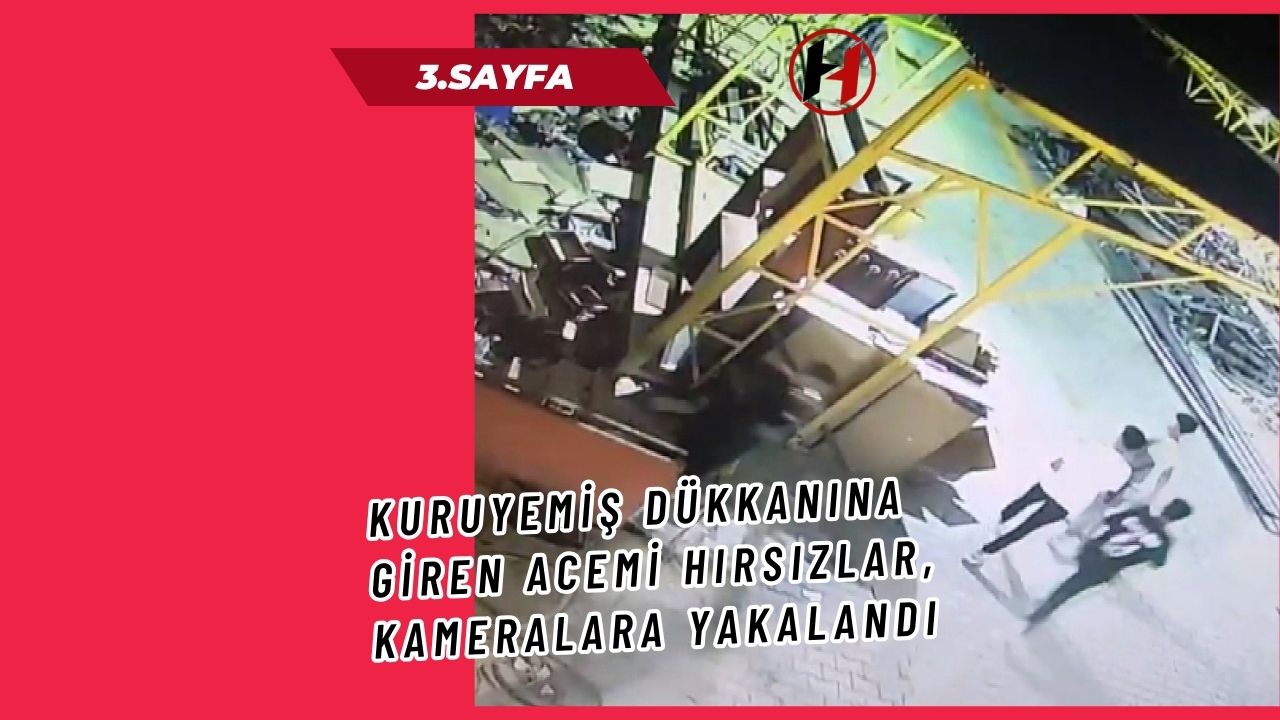 Kuruyemiş Dükkanına Giren Acemi Hırsızlar, Kameralara Yakalandı