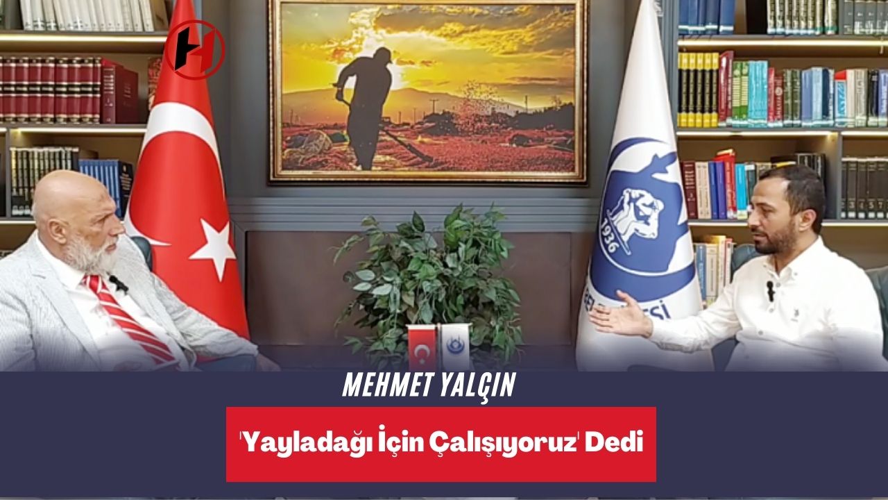 Mehmet Yalçın 'Yayladağı İçin Çalışıyoruz' Dedi