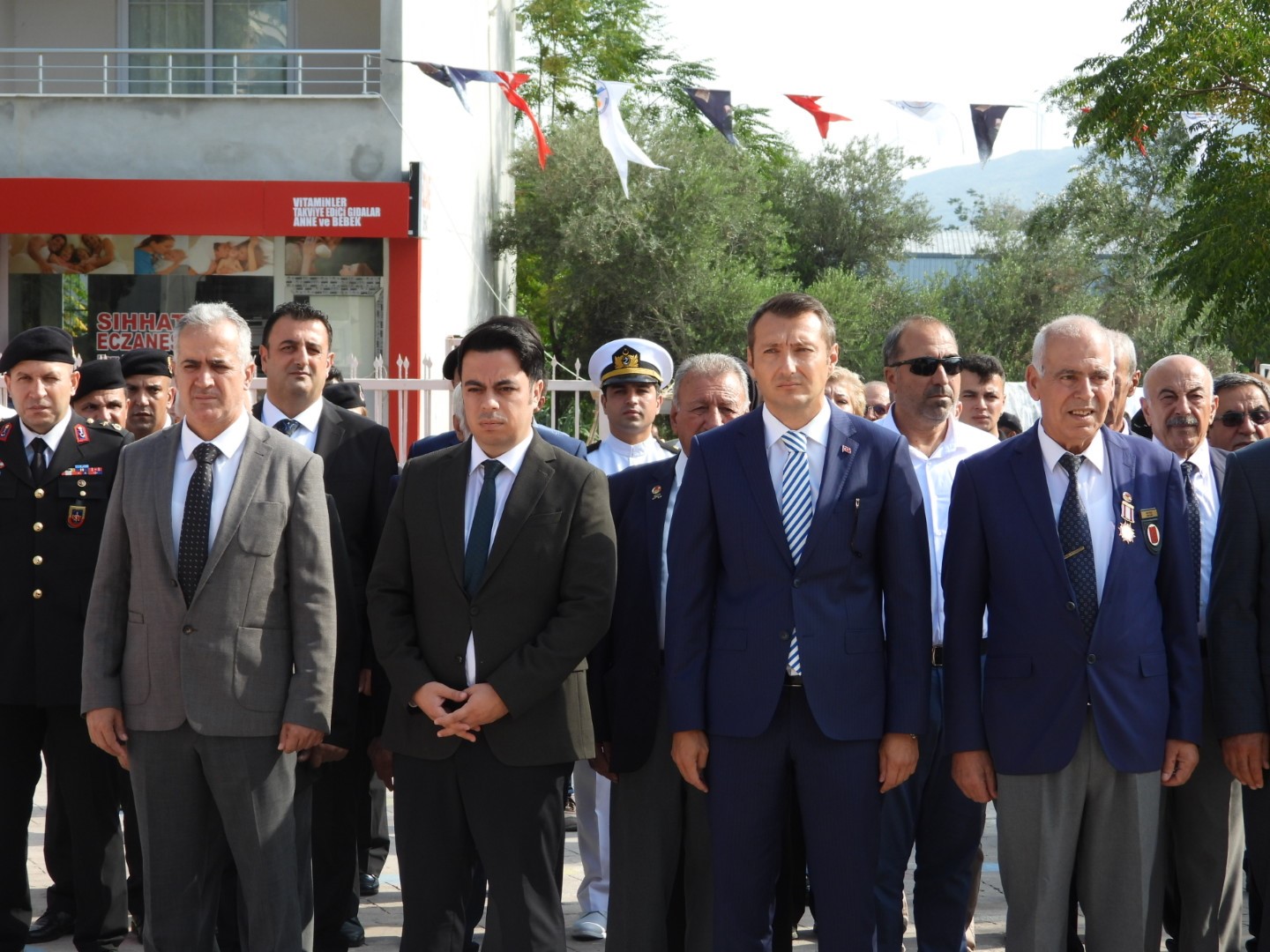 Hatay’ın Samandağ ilçesinde 19 Eylül Gaziler Günü dolayısıyla tören düzenlendi.