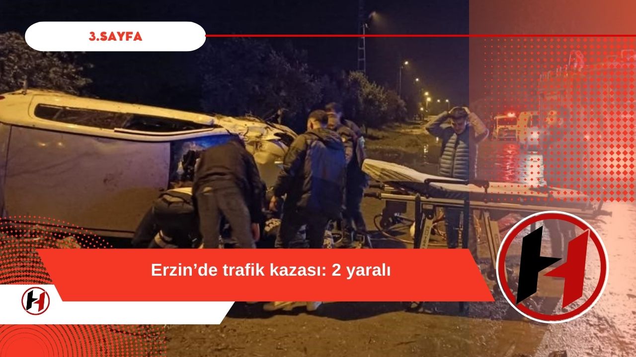 Erzin’de trafik kazası: 2 yaralı