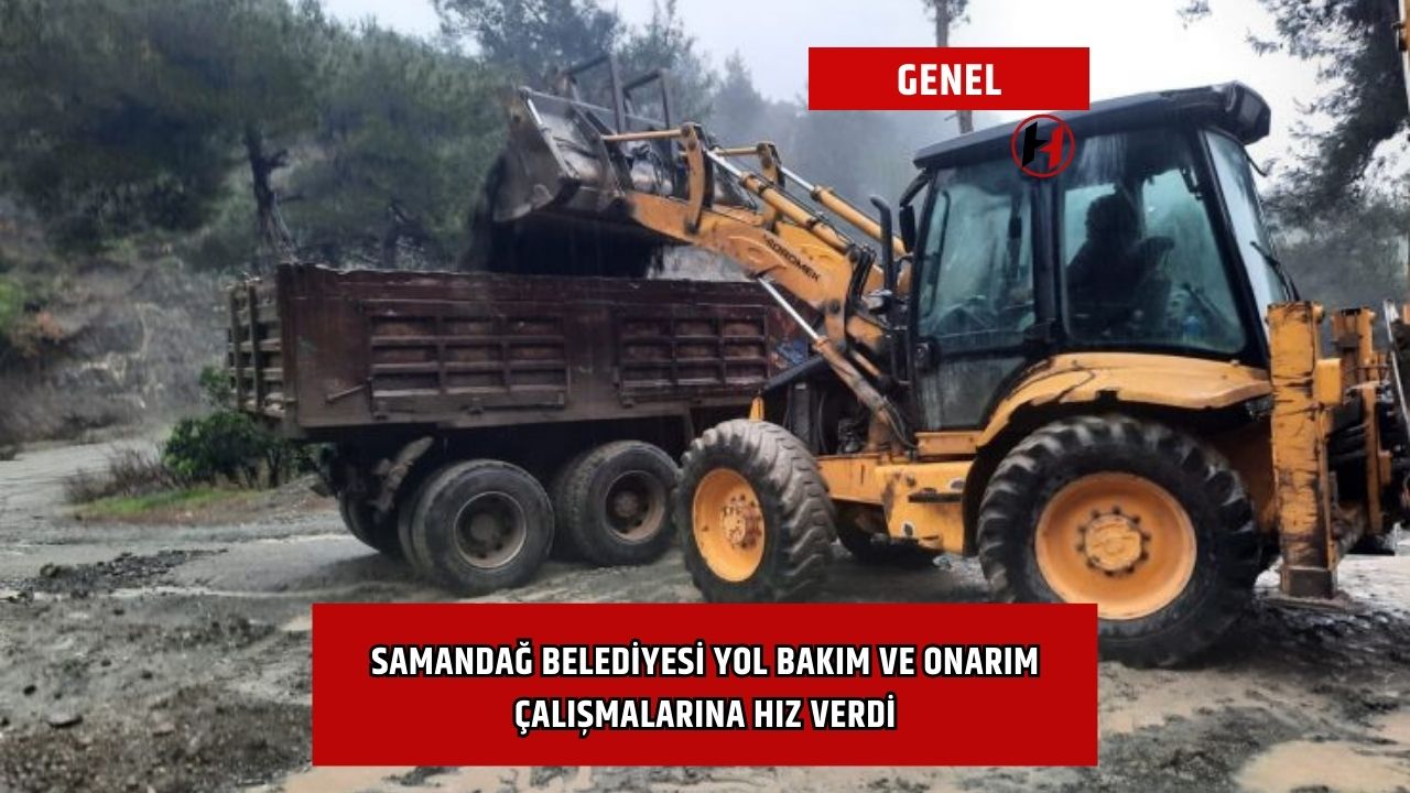 Samandağ Belediyesi yol bakım ve onarım çalışmalarına hız verdi