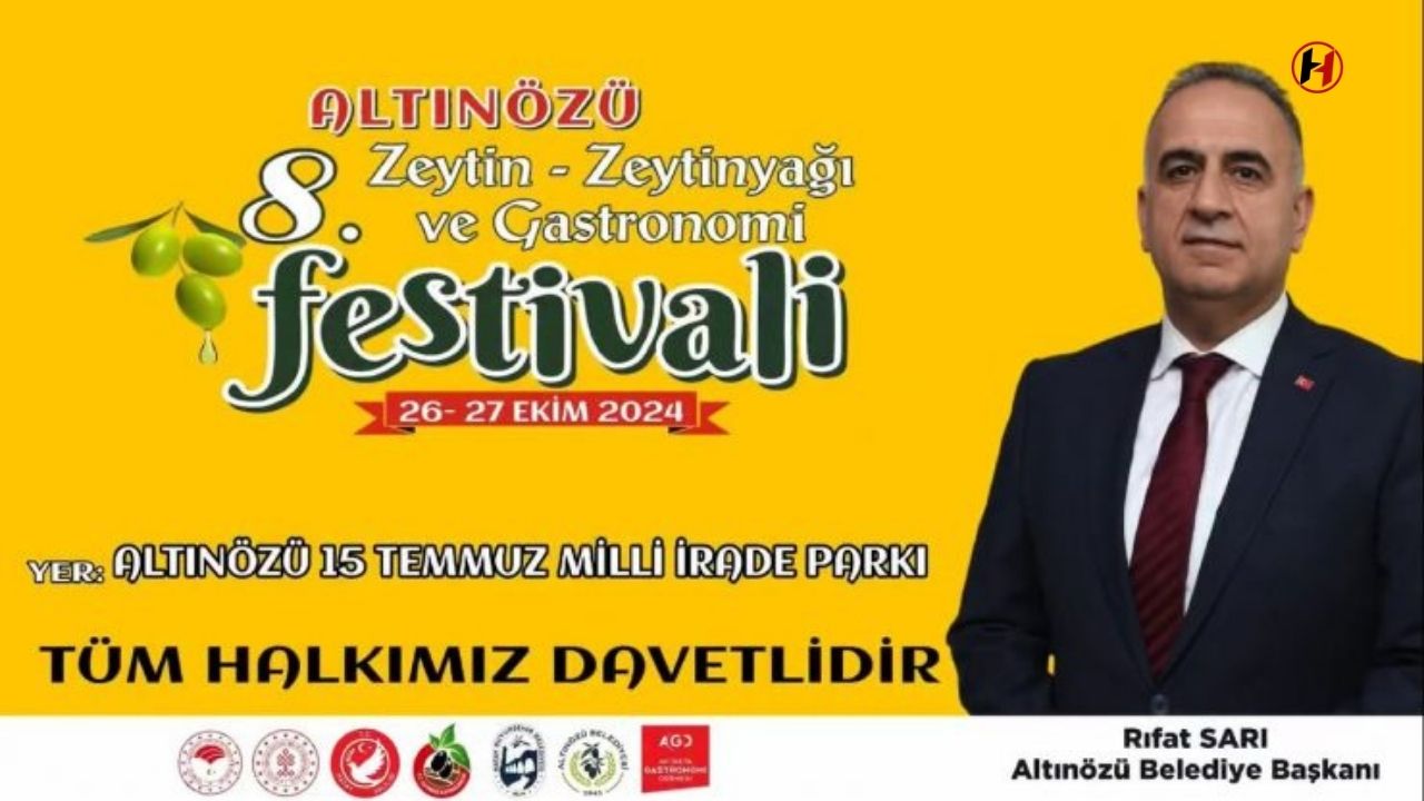 8. Altınözü Zeytin, Zeytinyağı ve Gastronomi Festivali’ne Davet!