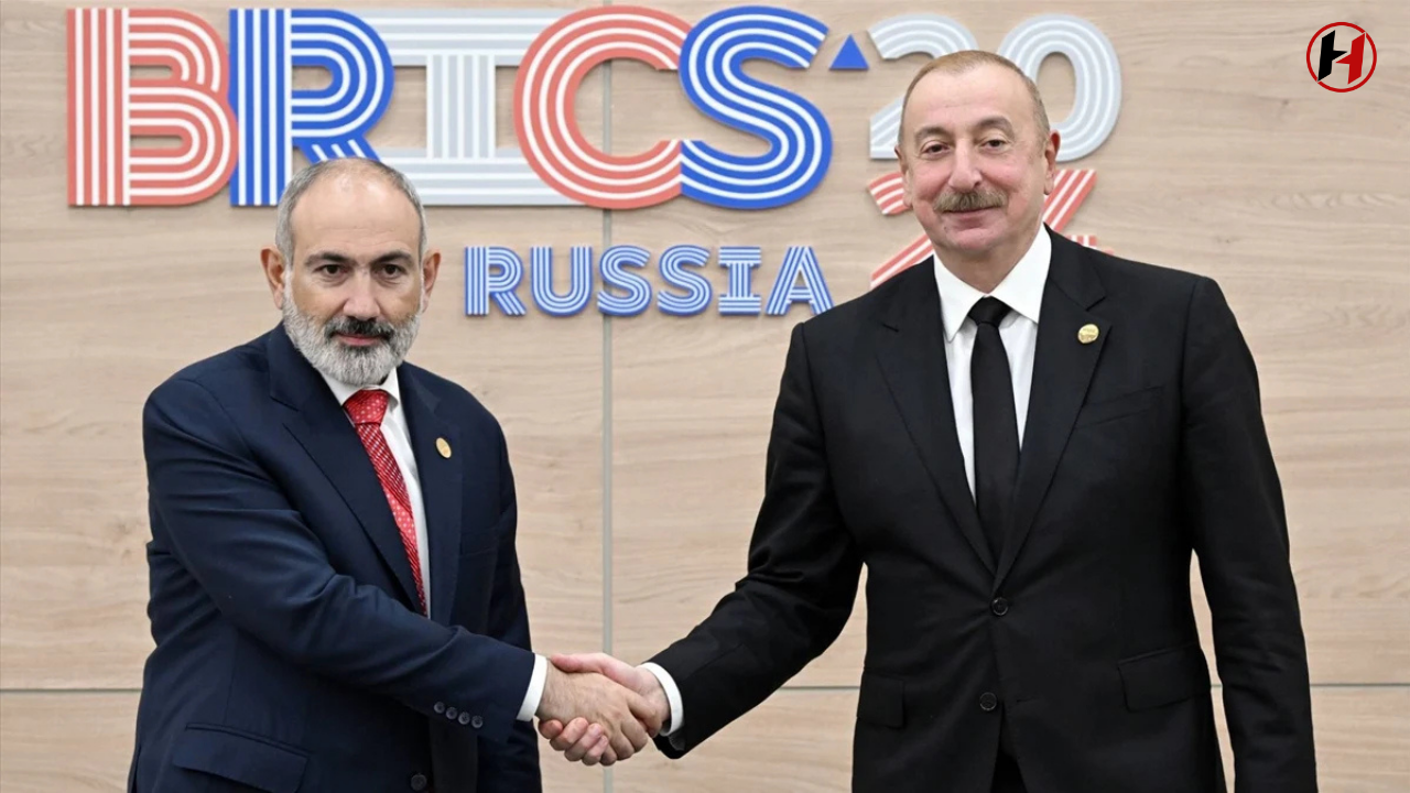 Aliyev ve Paşinyan Kazan’da Barış İçin Bir Araya Geldi: Samimi Anlar Dikkat Çekti