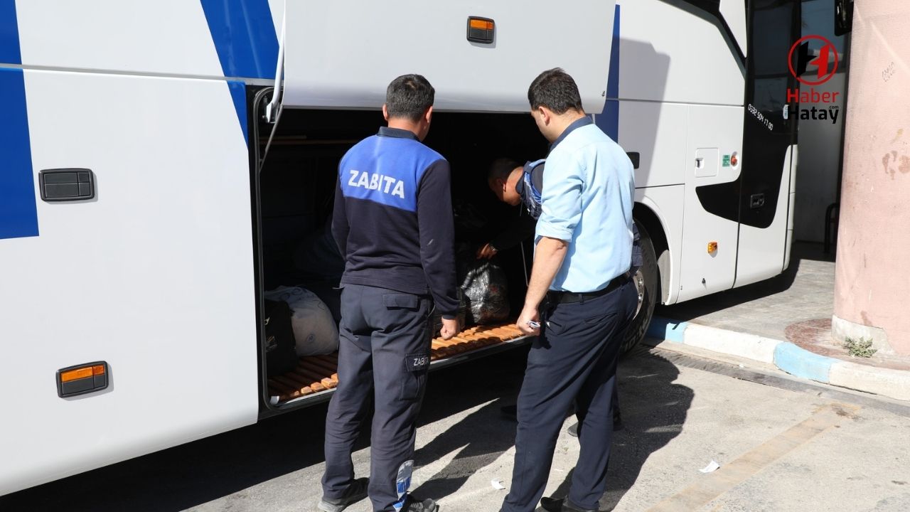 Hatay Büyükşehir Belediyesi’nden Şehirlerarası Otobüs Terminallerinde Denetim