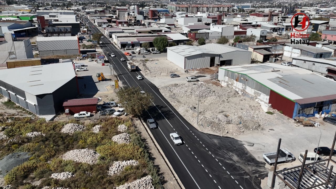 Hatay'da Sanayi Esnafına Özel Yol Çalışması