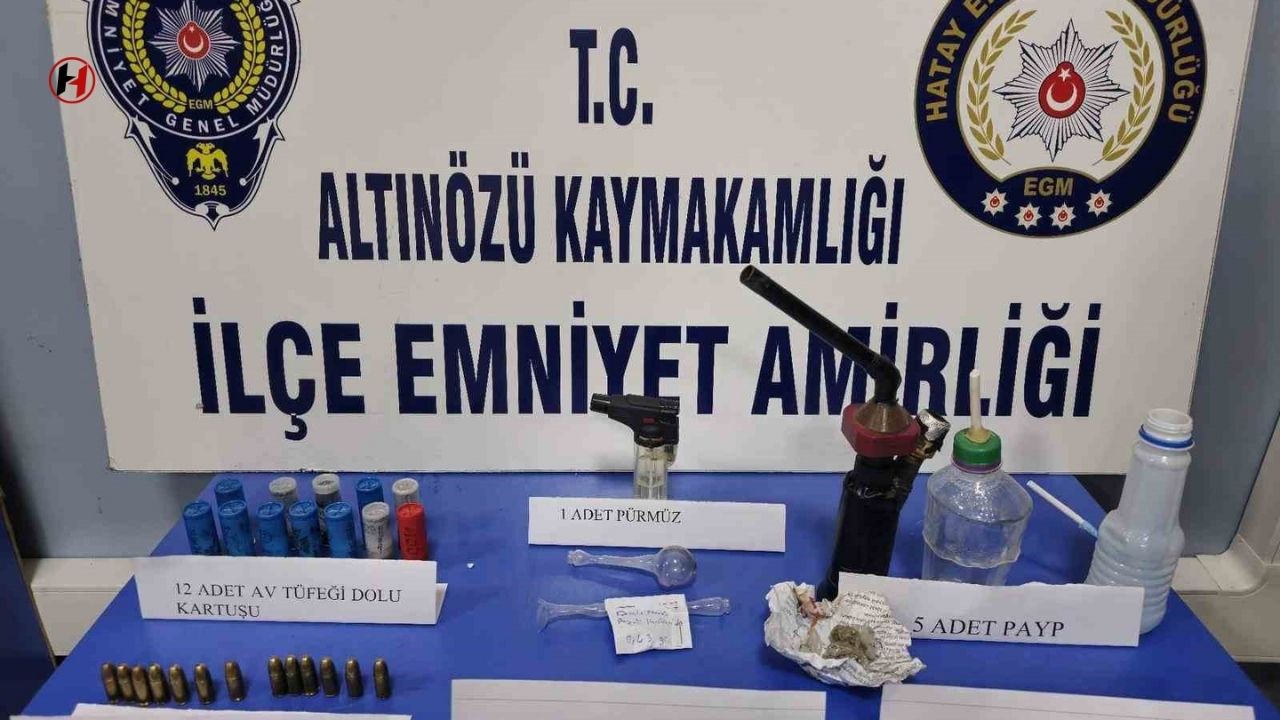 Hatay'da Uyuşturucu Ticareti Operasyonu: Çok Sayıda Uyuşturucu ve Fiçek Ele Geçirildi