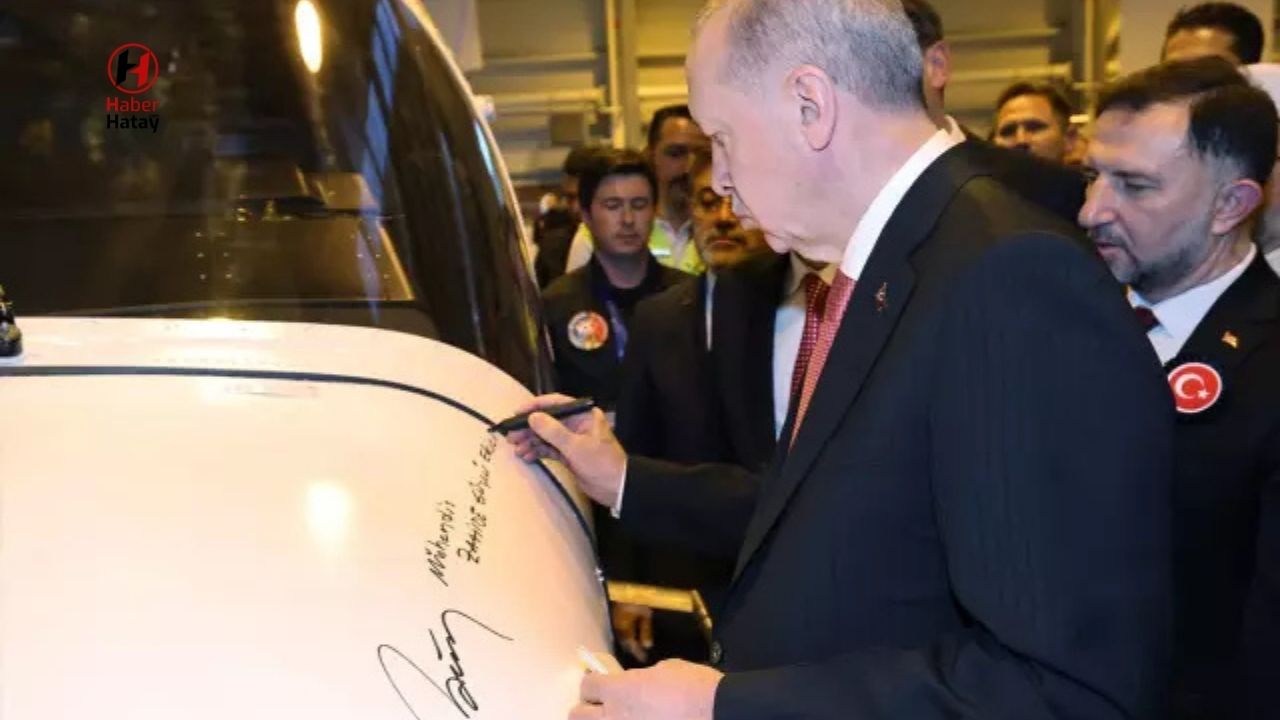 TUSAŞ'ta GÖKBEY Helikopterinin Teslim Töreni: Erdoğan, Şehit Zahide Güçlü’yü Andı