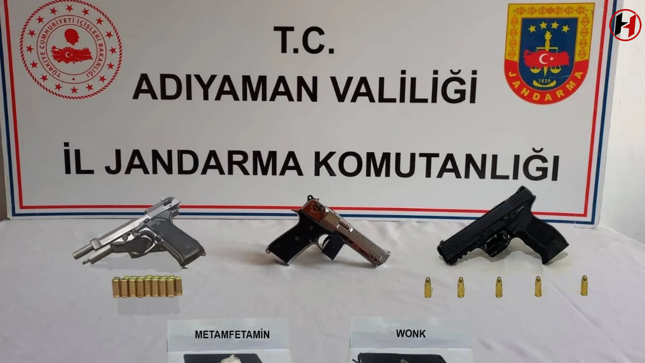 Adıyaman'da Büyük Operasyon: Uyuşturucu ve Silah Ele Geçirildi