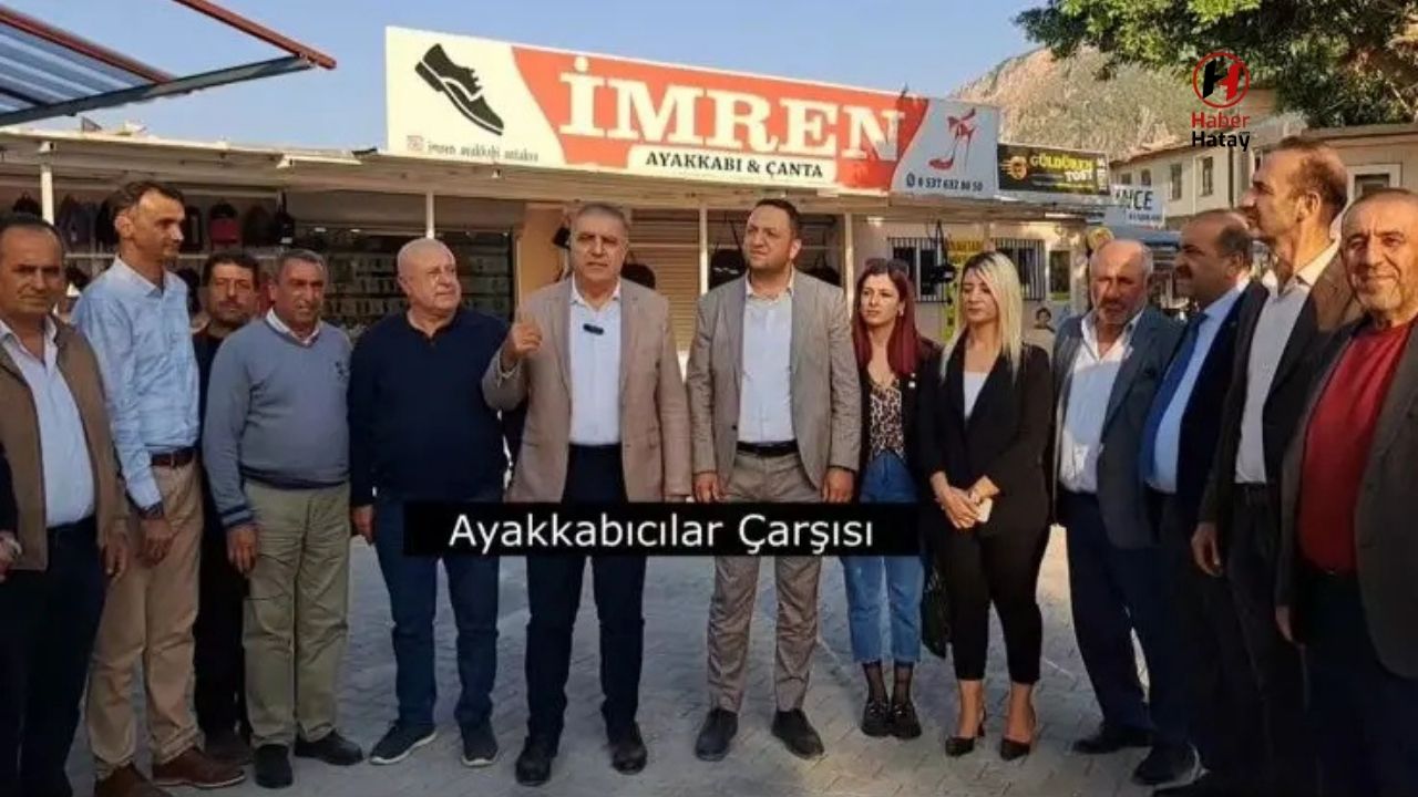 CHP Milletvekili Güzelmansur, Hatay Ayakkabıcı Esnafını Ziyaret Etti