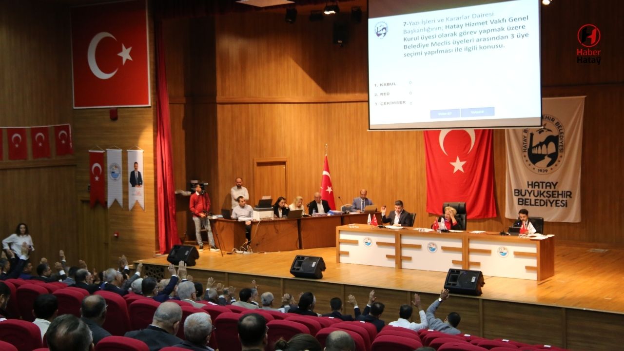 Hatay Büyükşehir Belediyesi Kasım Ayı Meclis Toplantısı Yapıldı