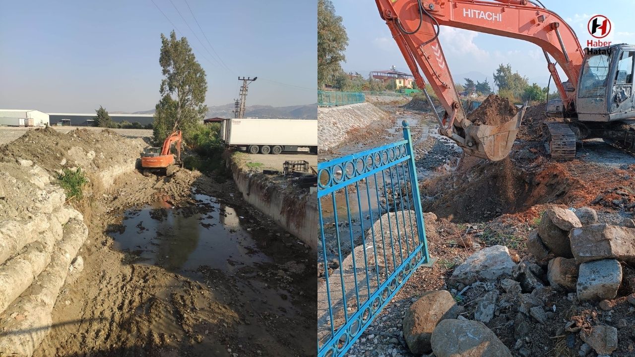 Hatay Büyükşehir Belediyesi’nden Sel Riskine Karşı Kapsamlı Dere Temizliği