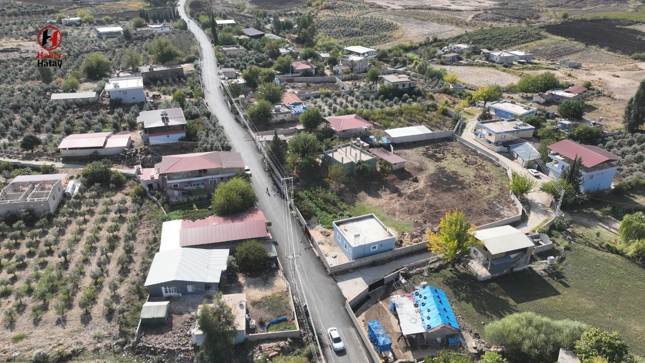 Hatay'da 16 Kilometrelik Grup Yolu Asfaltlandı