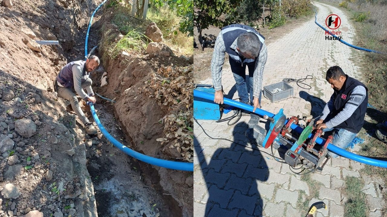 Hatay'da Su Sorunu Çözülüyor