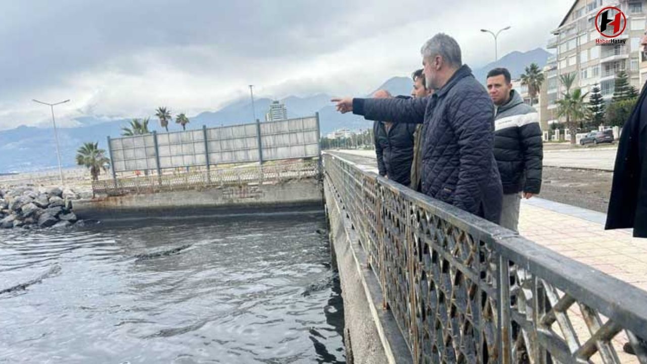 Başkan Öntürk, İskenderun Feyezan Kanalı’ndaki Çalışmaları İnceledi