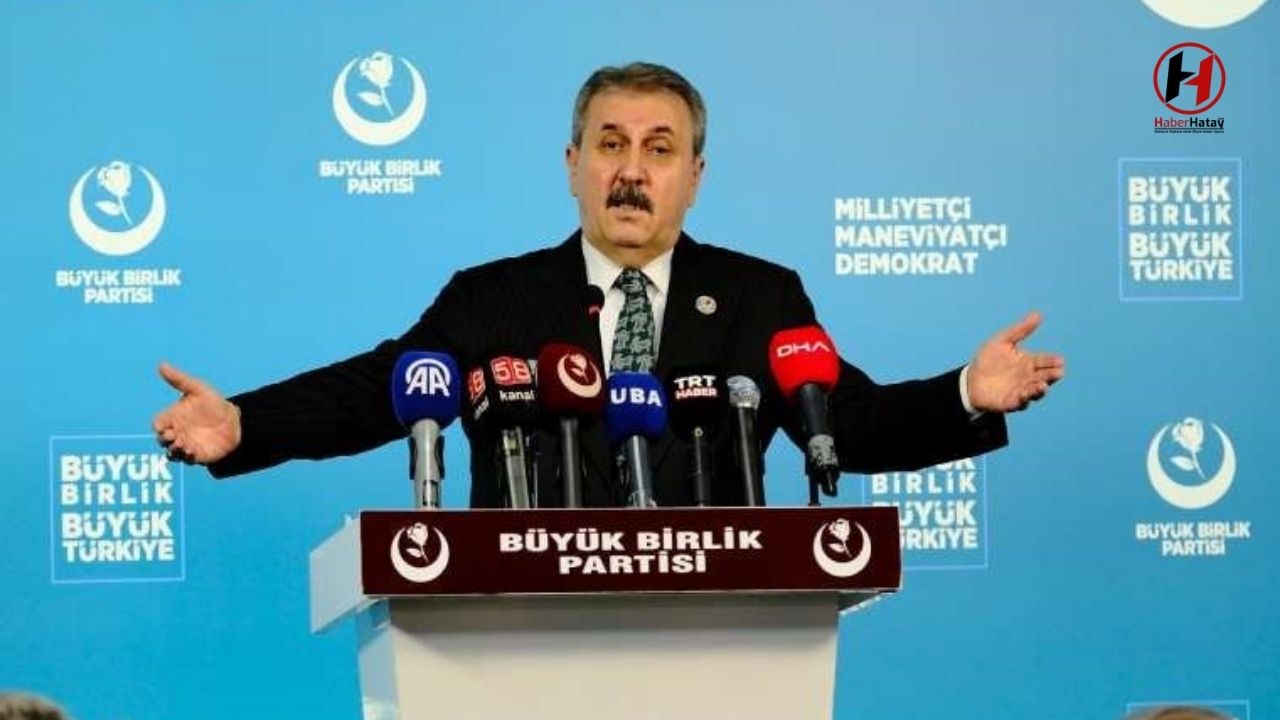 BBP Genel Başkanı Mustafa Destici’den Asgari Ücret ve Suriye Politikaları Açıklamaları