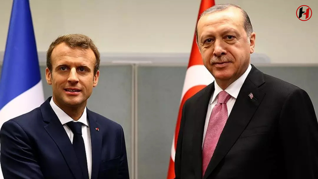 Cumhurbaşkanı Erdoğan, Macron ile Suriye ve İkili İlişkileri Görüştü