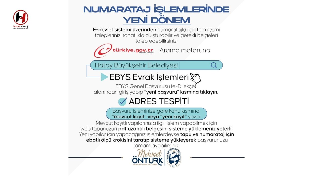 Hatay Büyükşehir’den E-Devlet Üzerinden Numara Taşınabilirlik Kolaylığı