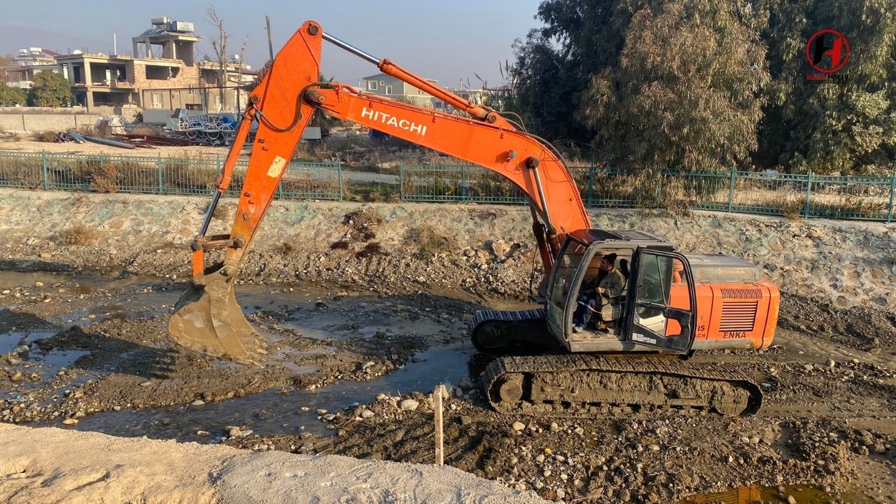 HATSU, Hatay'da Dere Islahı Çalışmalarını Sürdürüyor