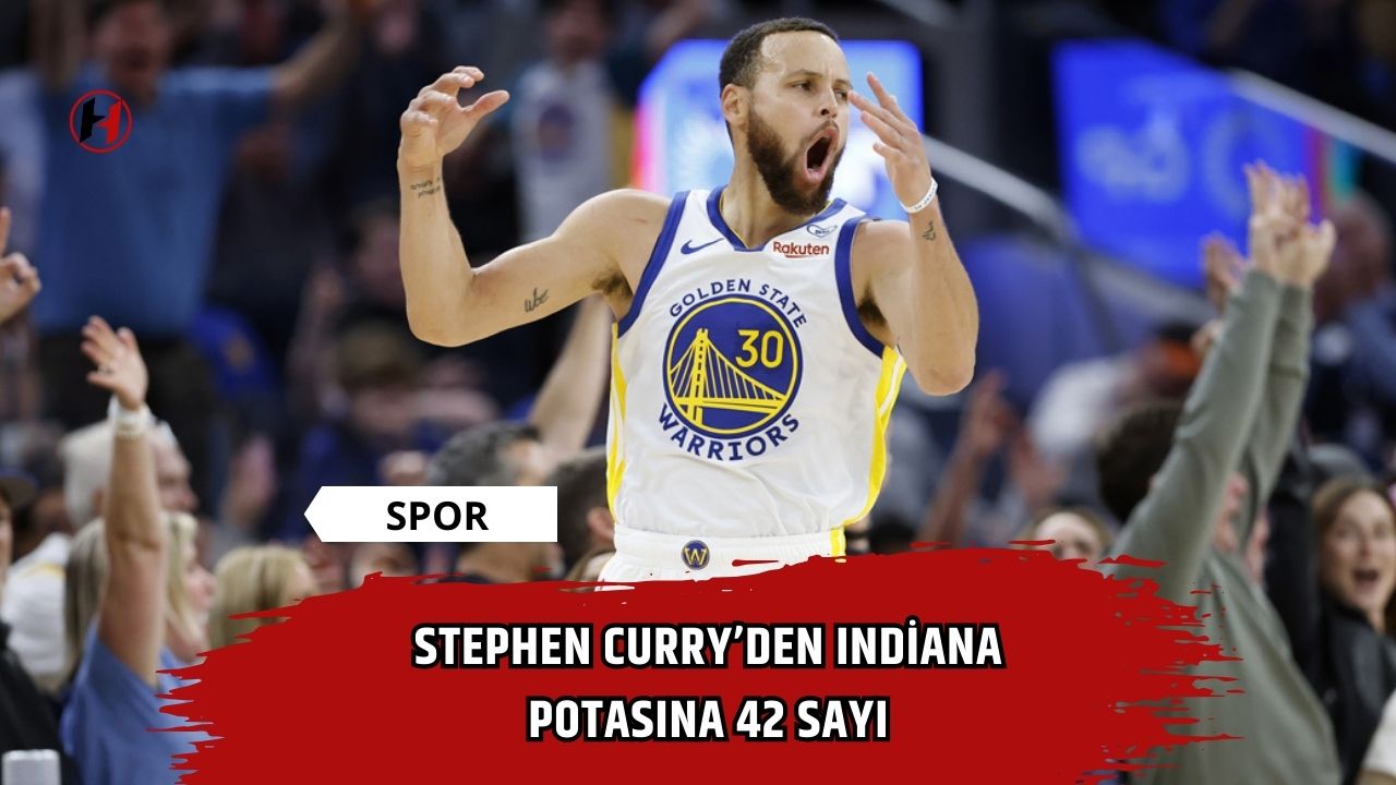 Stephen Curry’den Indiana potasına 42 sayı