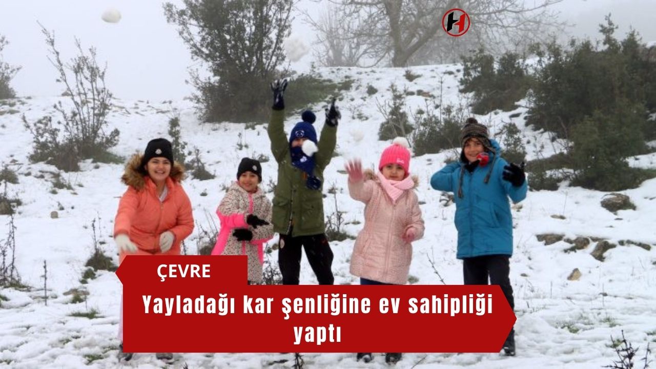 Yayladağı kar şenliğine ev sahipliği yaptı