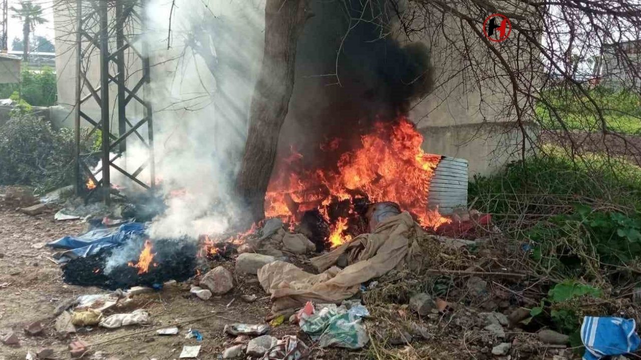 Hatay'da Çöplük Yangını Tehlikeyi Atlattı!