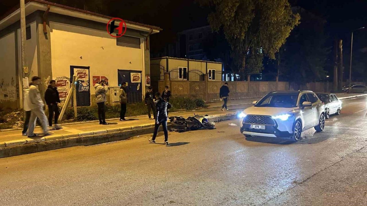 İskenderun'da Trafik Kazası: 2 Yaralı!