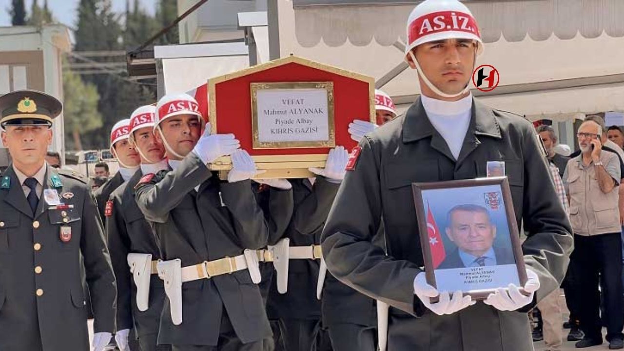 Antakya'da Kıbrıs Gazisi Son Yolculuğuna Uğurlandı