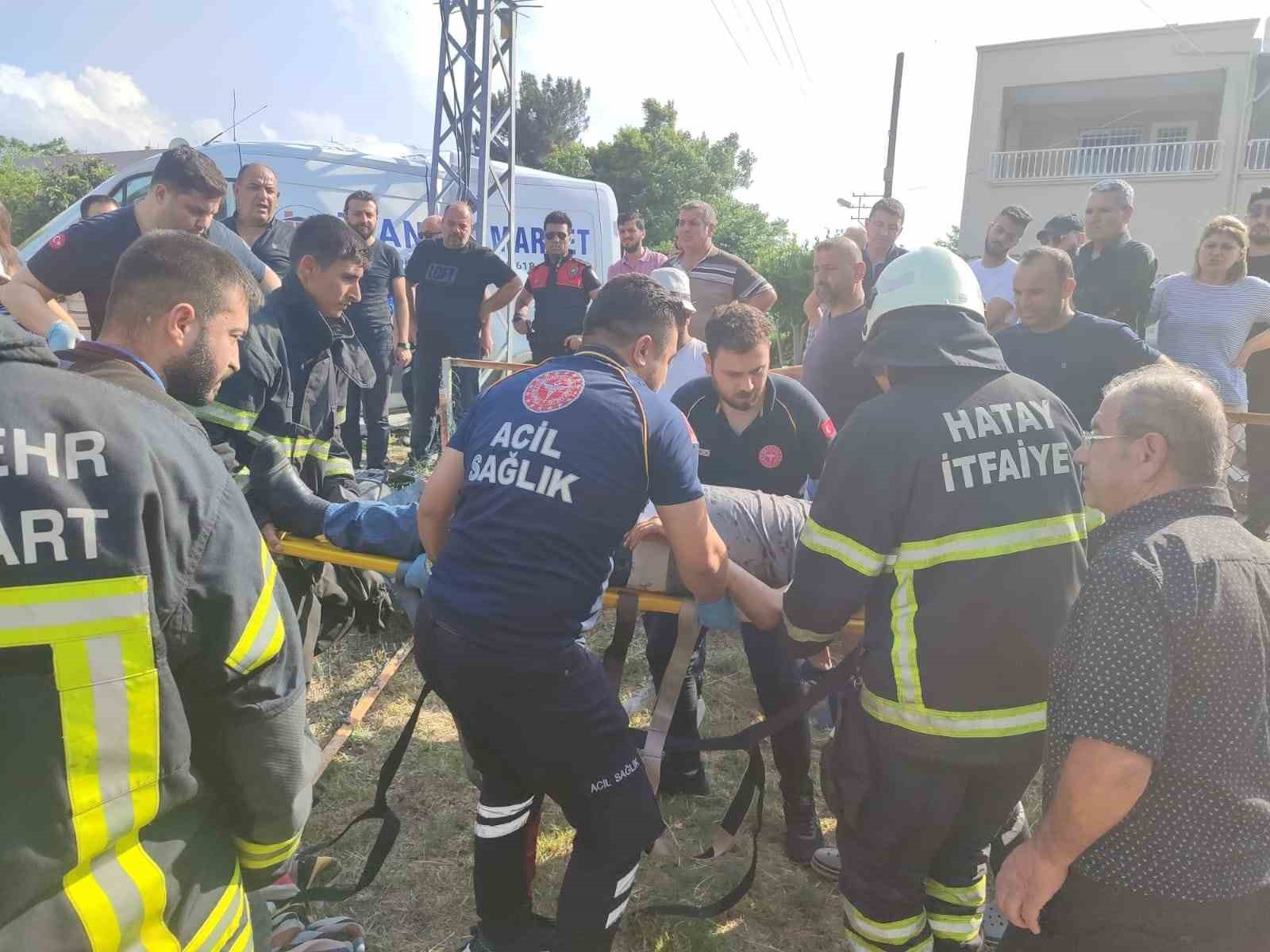 Arsuz'da meydana gelen kazada 4 kişi yaralandı