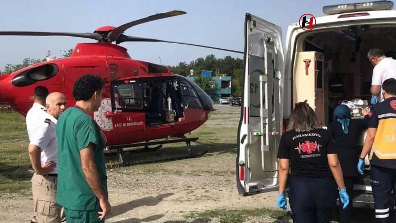 Doğuştan Kalp Hastası Bebek Helikopterle Ameliyata Ulaştırıldı!