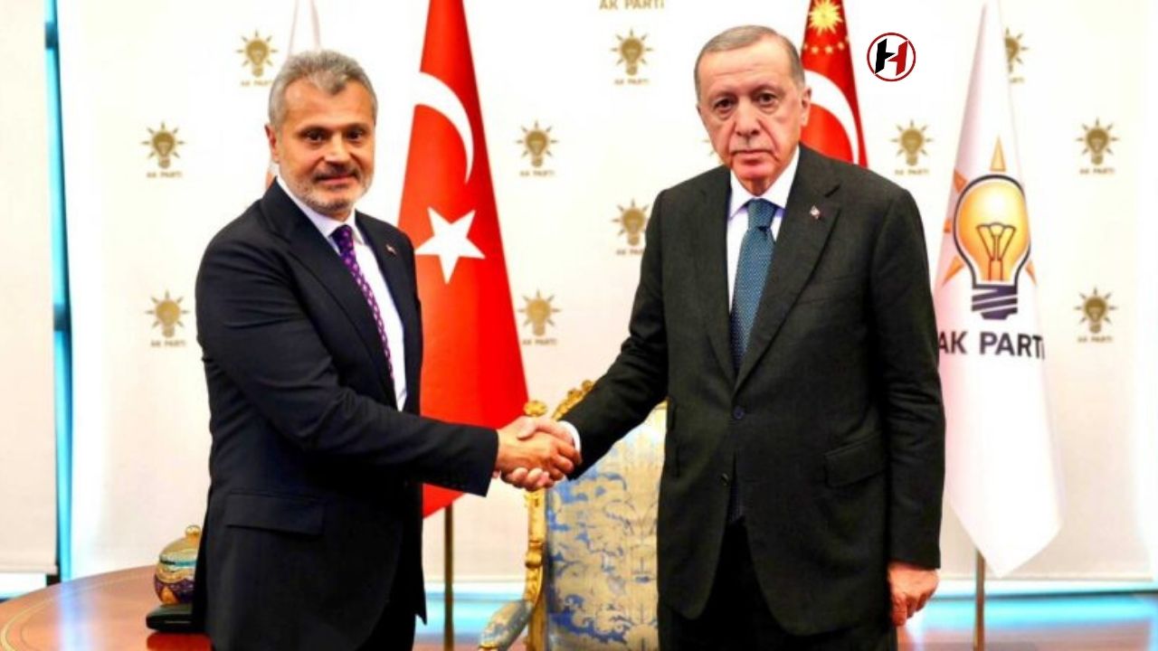 Hatay Büyükşehir Belediye Başkanı Mehmet Öntürk, Cumhurbaşkanı Erdoğan İle Toplantı Gerçekleştirdi