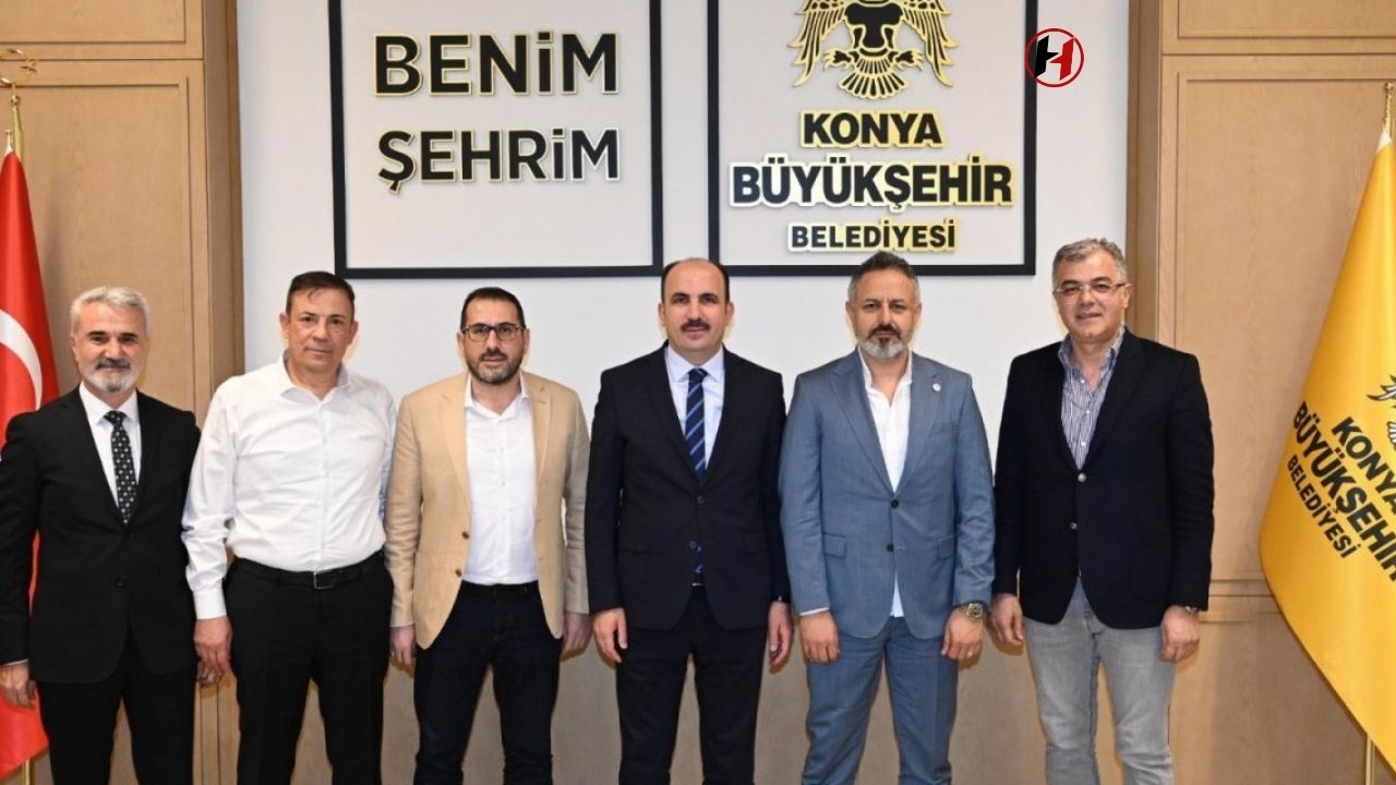 Konyaspor'dan Meram Belediye Başkanı Kavuş'a Hayırlı Olsun Ziyareti