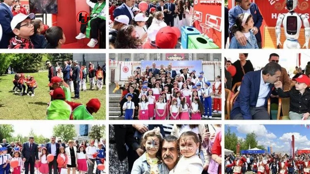 Millî Eğitim Bakanı Yusuf Tekin, 23 Nisan Kutlamalarında Çocuklarla Buluştu