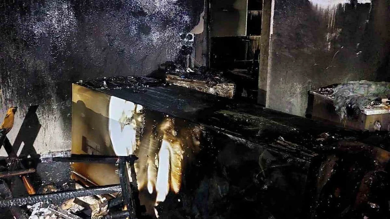 Dörtyol’da çıkan ev yangını söndürüldü